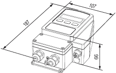 Measurements ..Cos-D-CT Sensor: L × W × H = 187 × 107 × 66 mm