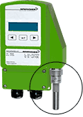 InPro-C.. sensors mounted for room measurement on InCos-D transmitter